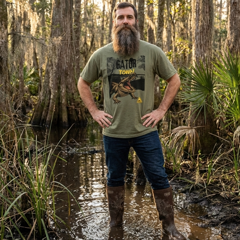 Gator Town - Unisex heavyweight t-shirt