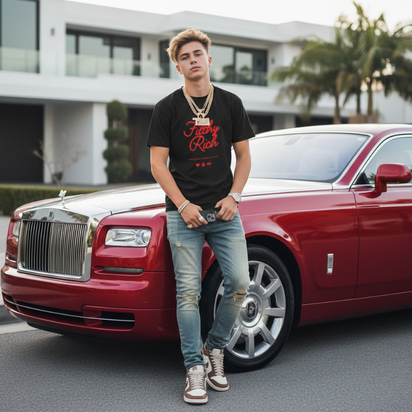 Filthy Rich Unisex heavyweight t-shirt